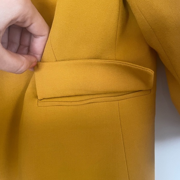 JL Jules & Leopold Studio Mustard Blazer – Size M - Picture 4 of 9